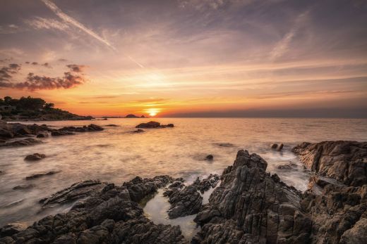 Sunset over Ile Rousse